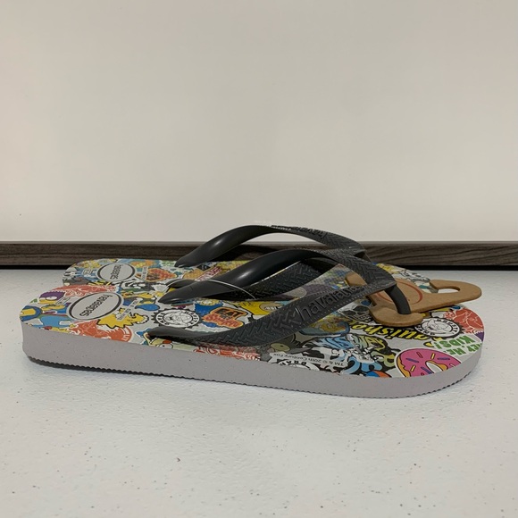 Havaianas The Simpsons Flip Flop Sandals-Size 8 NWT - Picture 3 of 10